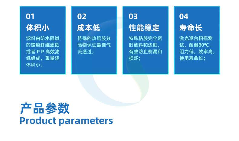 無隔闆高(gāo)效空氣過濾器